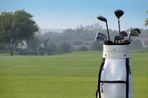 Golf Bag & Golf Course Scenery