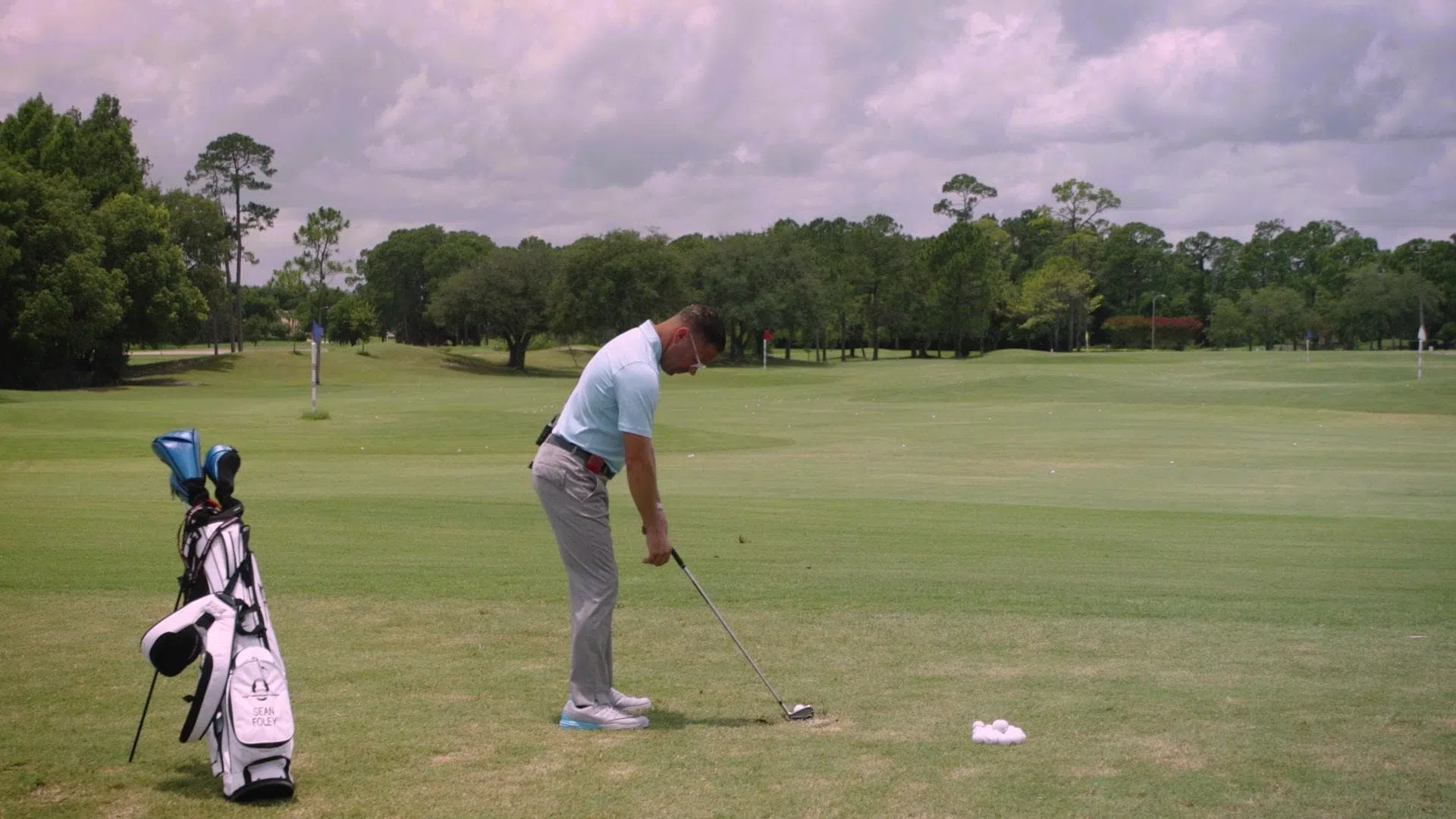 how far should you stand from your golf ball