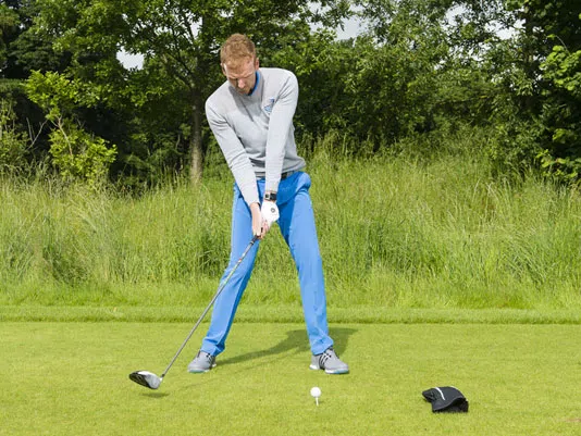 how to address a golf ball with driver