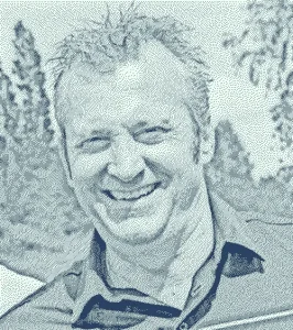 Golf Guy Rob Green Portrait In the Hedcut Style