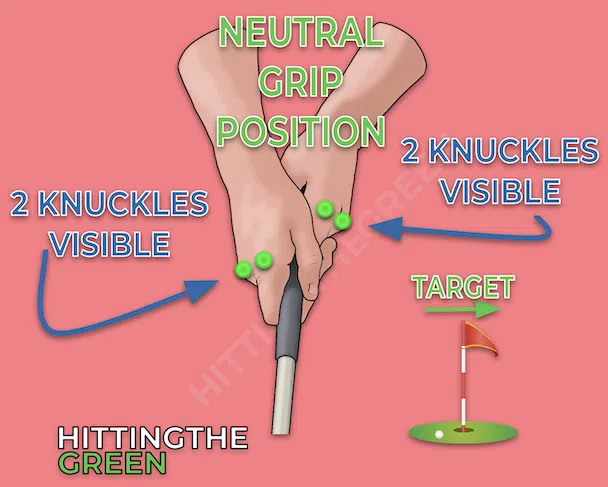 Visual Demonstration of the Number of Visible Knuckles on Each Hand in the Neutral Grip Position